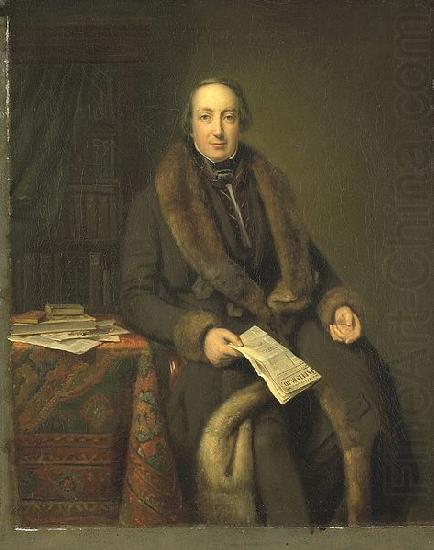 Therese Schwartze Portrait of Pieter Arnold Diederichs